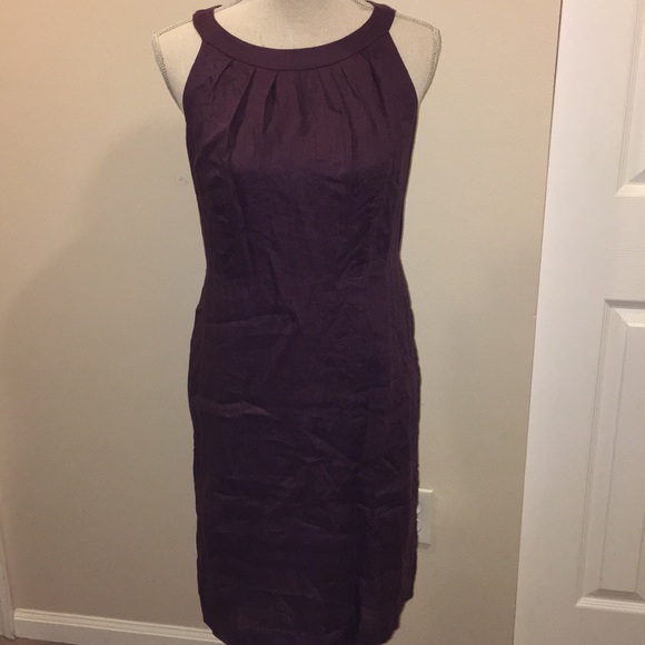 ann taylor purple dress